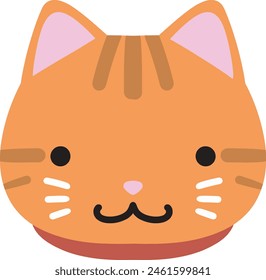 cute cat emoji vector with a range of expressions