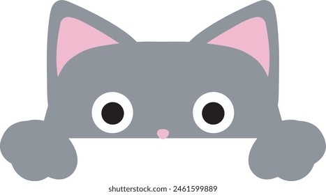 cute cat emoji vector with a range of expressions