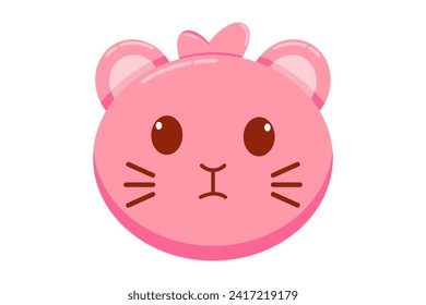 Cute Cat Expression Sticker Design