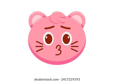 Cute Cat Expression Sticker Design