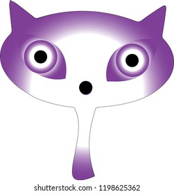 Cute cat face