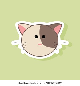 Cute cat Face