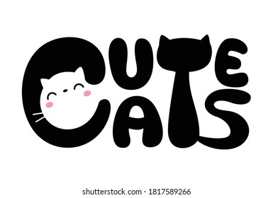 Cute Cat Graphic Tees Vector Designs And Other Uses