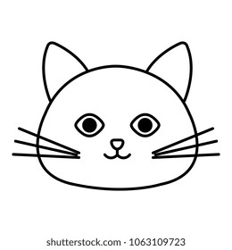 cute cat head pet friendly