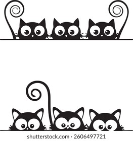 Cute Cat Head Vector Graphic