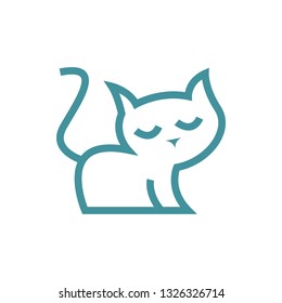 Cute cat illustration