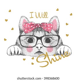 cute cat illustration