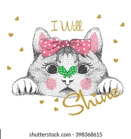 cute cat illustration