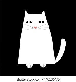 cute cat illustration