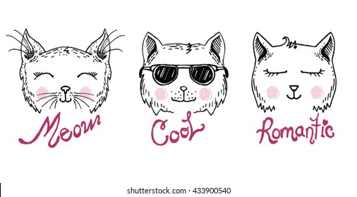 Cute cat illustration series