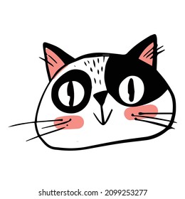 Cute cat illustration vector eps 10