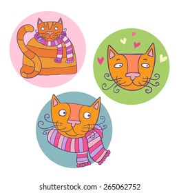 Cute cat illustrations