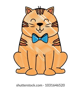 cute cat mascot character