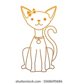 cute cat mascot character