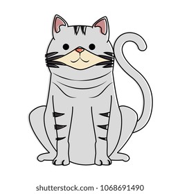 cute cat mascot character