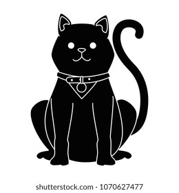 cute cat mascot character