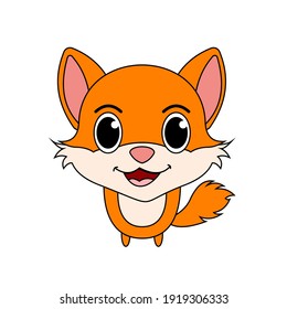 cute cat mascot character design