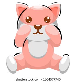 cute cat mascot design vector premium
