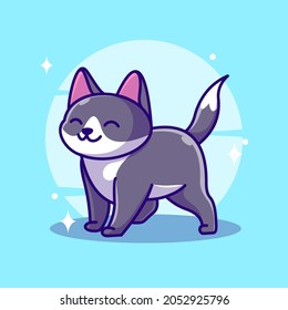 cute cat mascot illustration vector icon. flat cartoon concept.