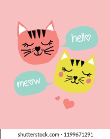 cute cat meow 