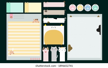 Ein süßes Katzenpapier für einen Katzenliebhaber.
