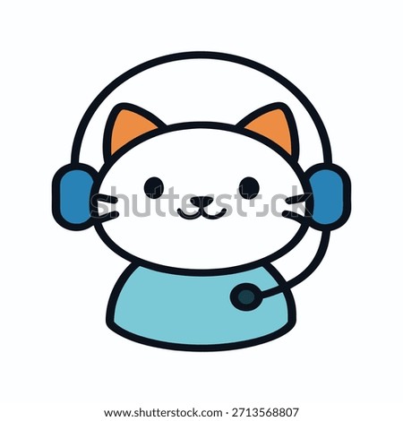 Cute cat opening office drawer to pick stationery, keeping workspace organized while adding playful charm to professional modern vector illustrations.