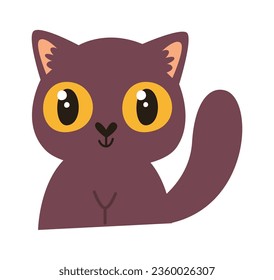 Ilustración de vectores de mascotas de gato