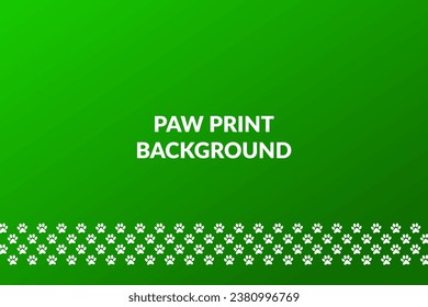 cute cat puppy paw print. pet print pattern background