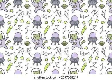 Cute cat seamless pattern style, wallpaper, repeat pattern, drawing, simple, wallpaper, print, art
