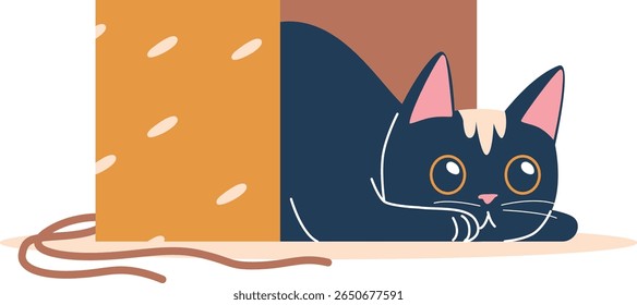 Cute cat in shopping bag