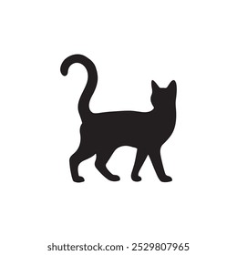 lindo archivo de Vector de silueta de gato