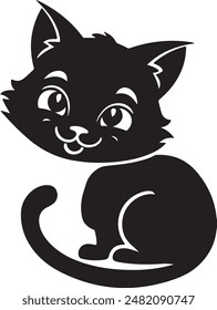 A cute cat is a small, furry animal with a playful and affectionate nature. It often has big, expressive eyes, a soft coat, and a charming demeanor that endears it to people.