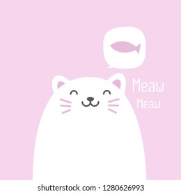 Cute cat of square gift tag, card, postcard,Happy valentines day