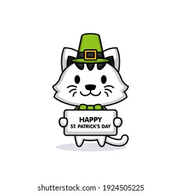 Cute cat with St. Patrick's Day costume