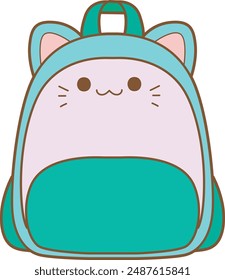 Lindo gato estacionario para volver a la escuela.
Pegatinas estéticas de adorable bebé gato estacionario para el estudio.
Lindo bolso con forma de gato.