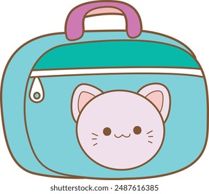 Cute cat stationary for back to school.
Aesthetic stickers of lovey baby cat stationary for study.
Box of lunch with cute head cat.