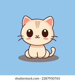 cute cat with sweety smille