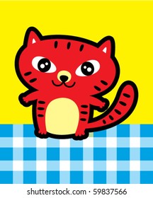 cute cat tag