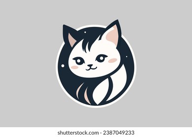 cute cat template background design,unique and simple,modern background design,abstract background design