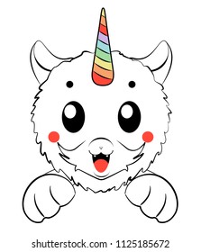 cute cat unicorn