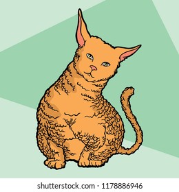 cute cat vector