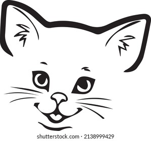 Cute Cat Vector Art Design