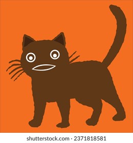 Cute Cat Vector Art Design
