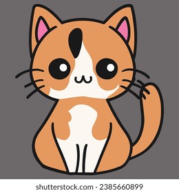 cute cat vector art design