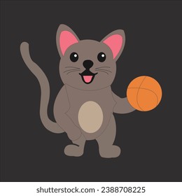 cute cat vector art Design
