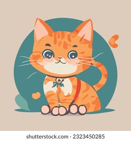 Cute Cat Vector Art, and Graphics