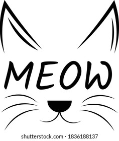 8,940 Meow text Images, Stock Photos & Vectors | Shutterstock