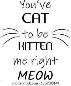 Diseño de vectores de gatos con diseño de texto ligero, fondo portador de gatitos para imprimir o usar como afiche, tarjeta, volante o camiseta