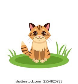 Cute cat vector, icon vector illustration, cat silhouette on white background, eps, png, cat vector,
Cat print. Cute kitten.