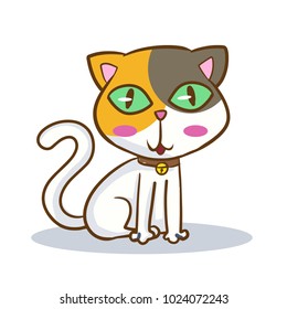 cute cat vector illustration